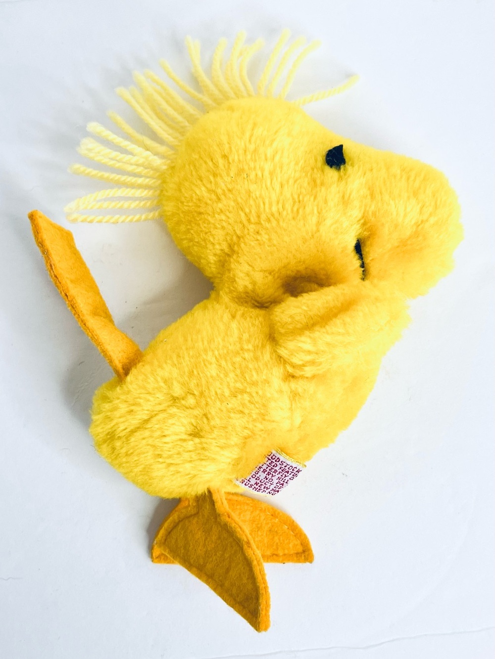 Vintage 1970s Peanuts Woodstock Bean Bag Plush Butterfly Originals